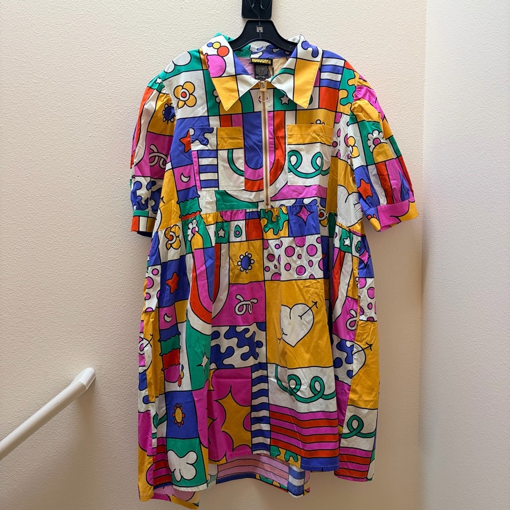 Nooworks Wormiverse Babydoll Dress 3X NWT - Picture 2 of 5
